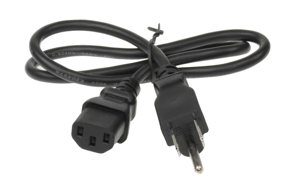 C13 Power Cable - 18 Gauge - 6 feet