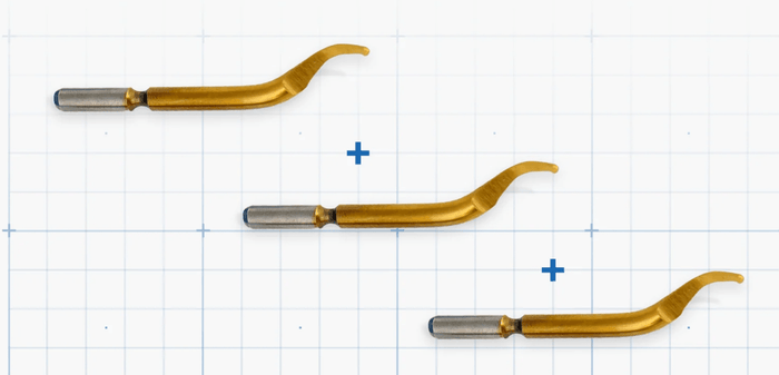 CNC Kitchen Deburrer / Deburring Blades (x3)