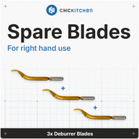 CNC Kitchen Deburrer / Deburring Blades (x3)