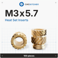 CNC Kitchen Heat Set Inserts (Various Sizes)