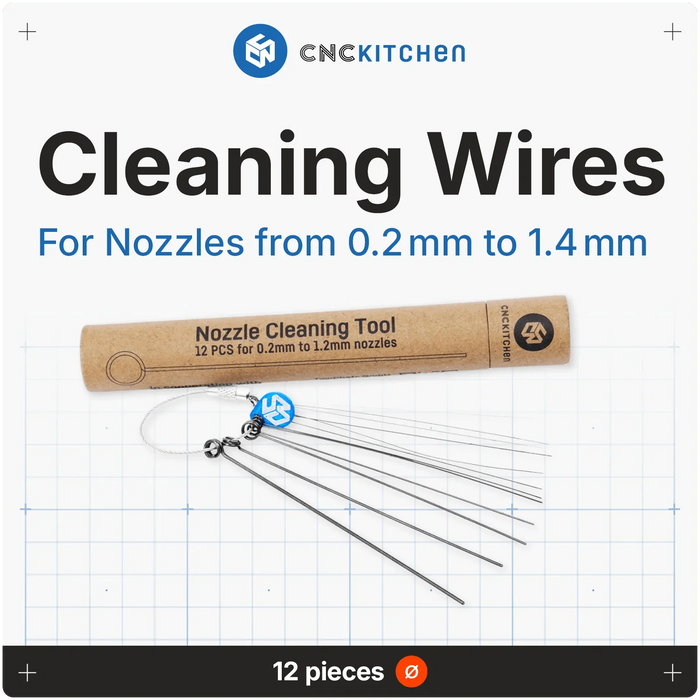 CNC Kitchen Nozzle Cleaning Wires
