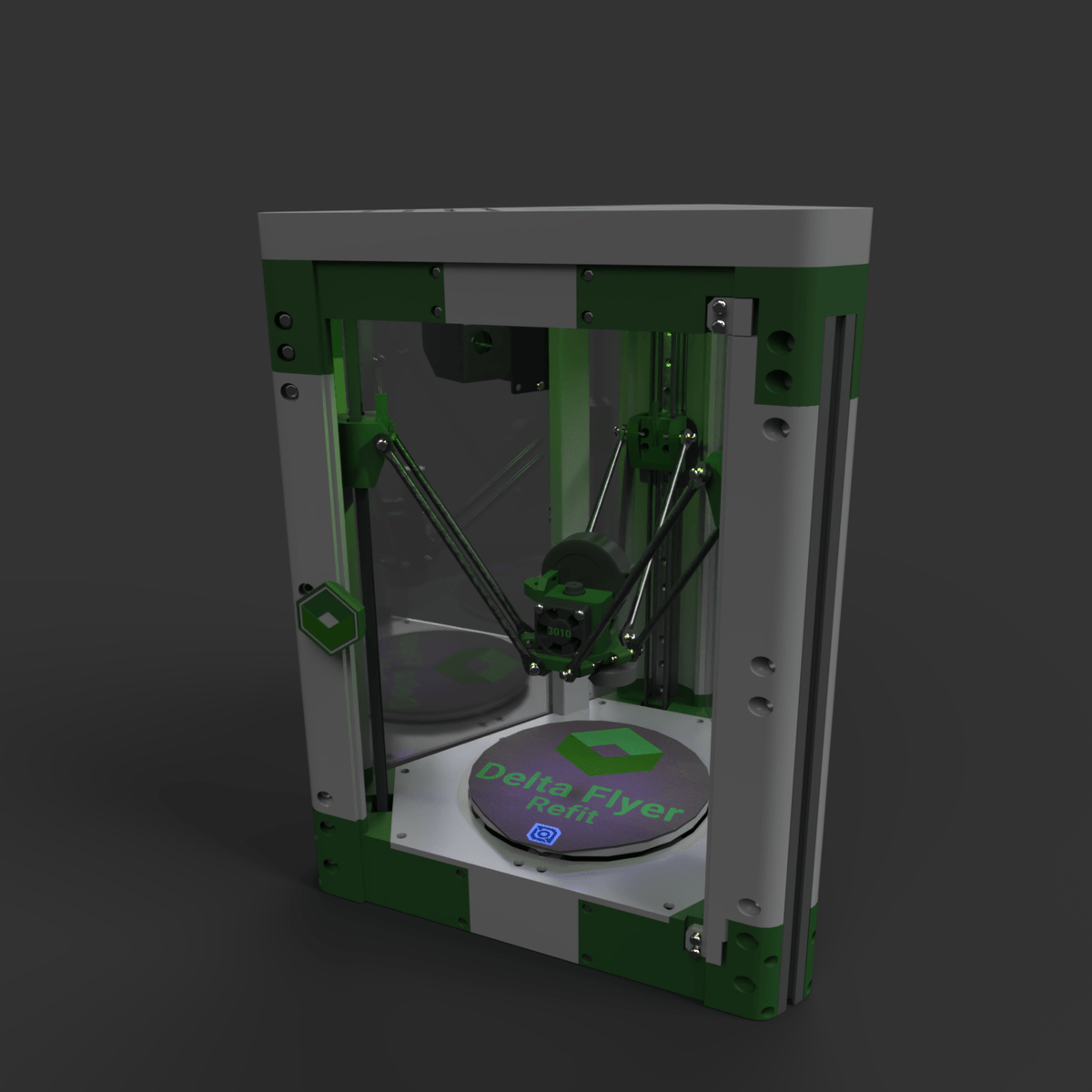 Rolohaun Delta Flyer - Fun and Affordable DIY Delta 3D Printer Kit by LDO Systems