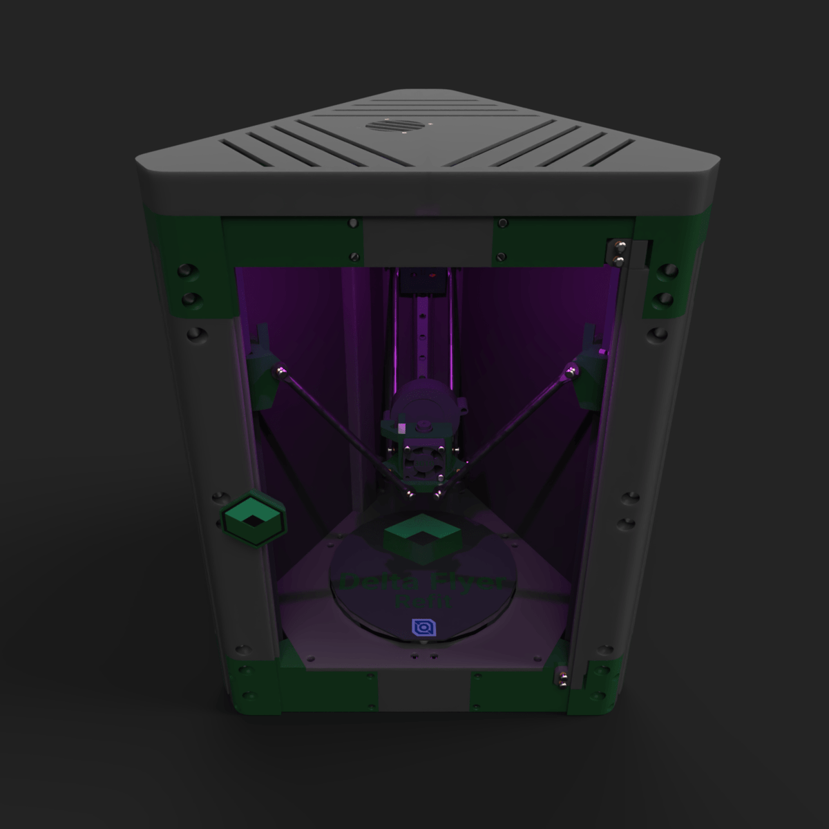 Rolohaun Delta Flyer - Fun and Affordable DIY Delta 3D Printer Kit by LDO Systems