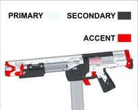 Talon Claw 4 Dart Blaster by Captain Slug - Hardware Kit - with Bonus Spring - 14in