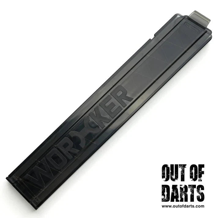 Worker 18-Round Talon Curved Short Dart Magazine for Dart Blasters - Straight or Angled