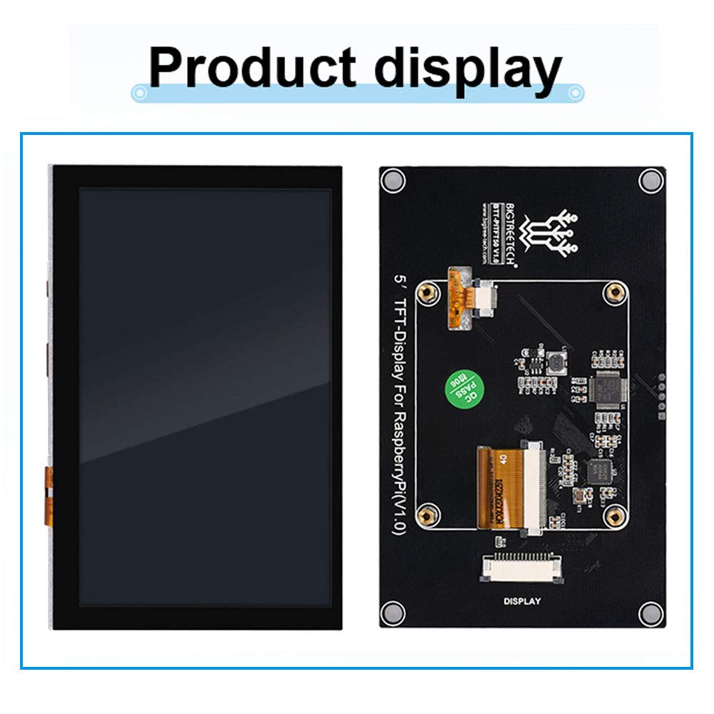 BTT PITFT50 V2.0 5 Inch Touchscreen LCD Display