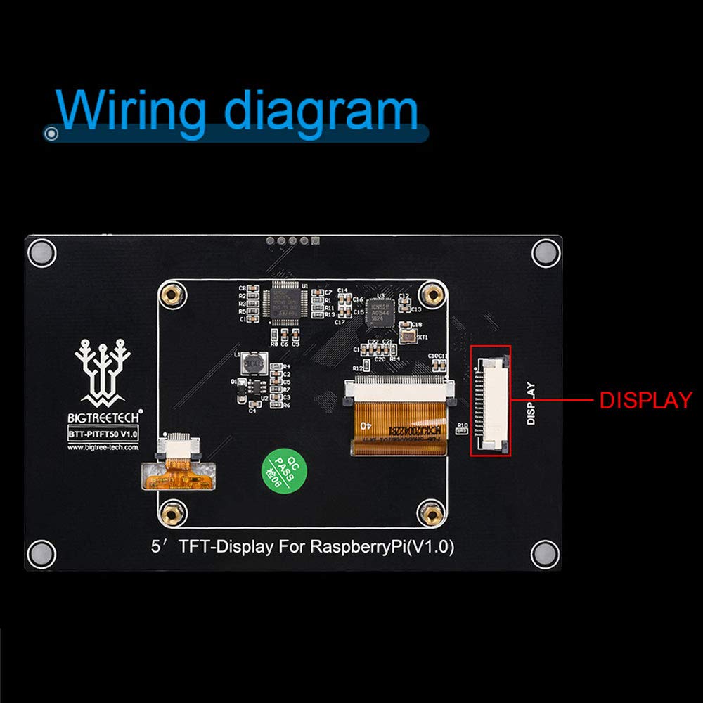 BTT PITFT50 V2.0 5 Inch Touchscreen LCD Display