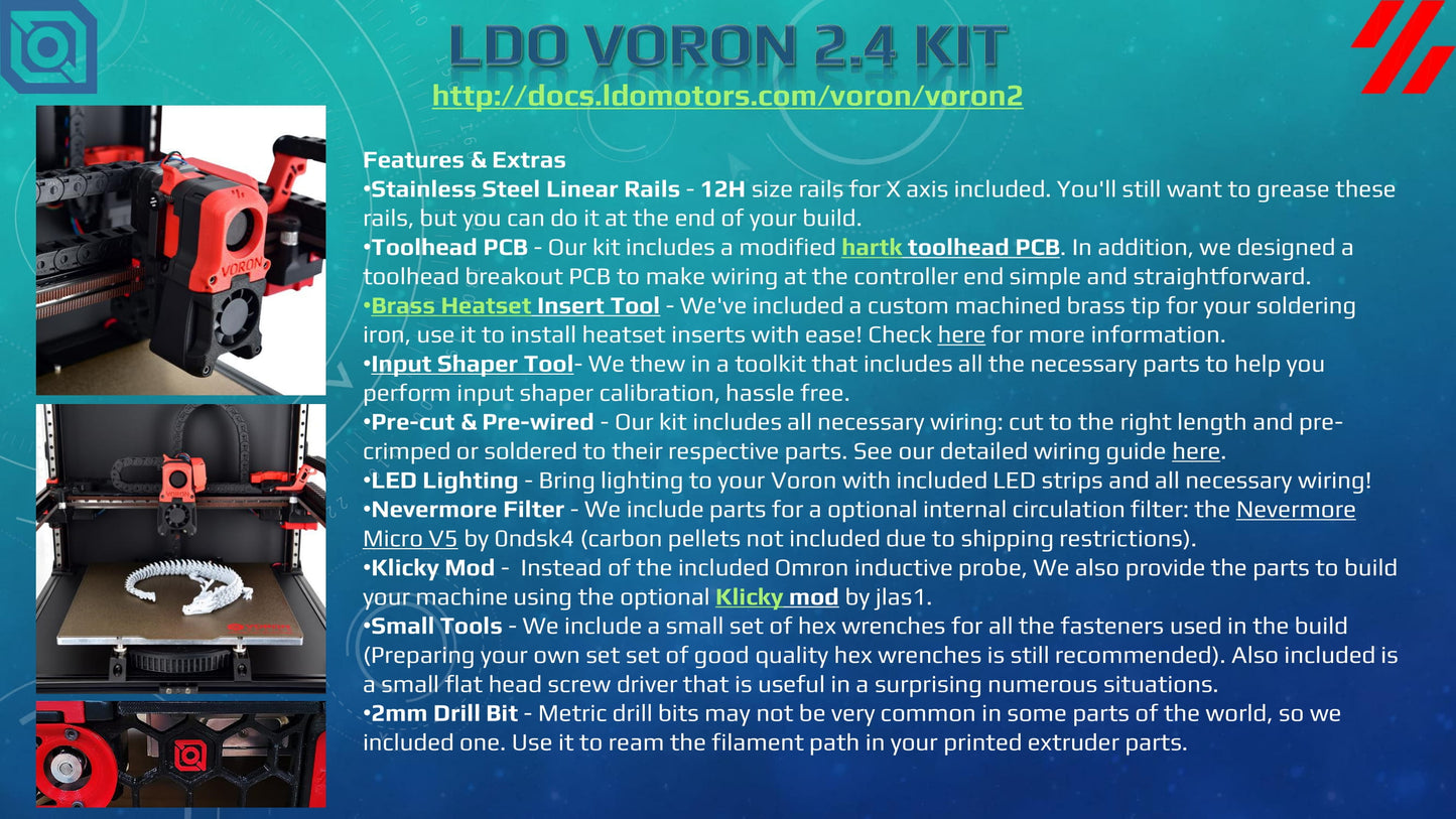 LDO Voron 2.4 Full Printer Kit